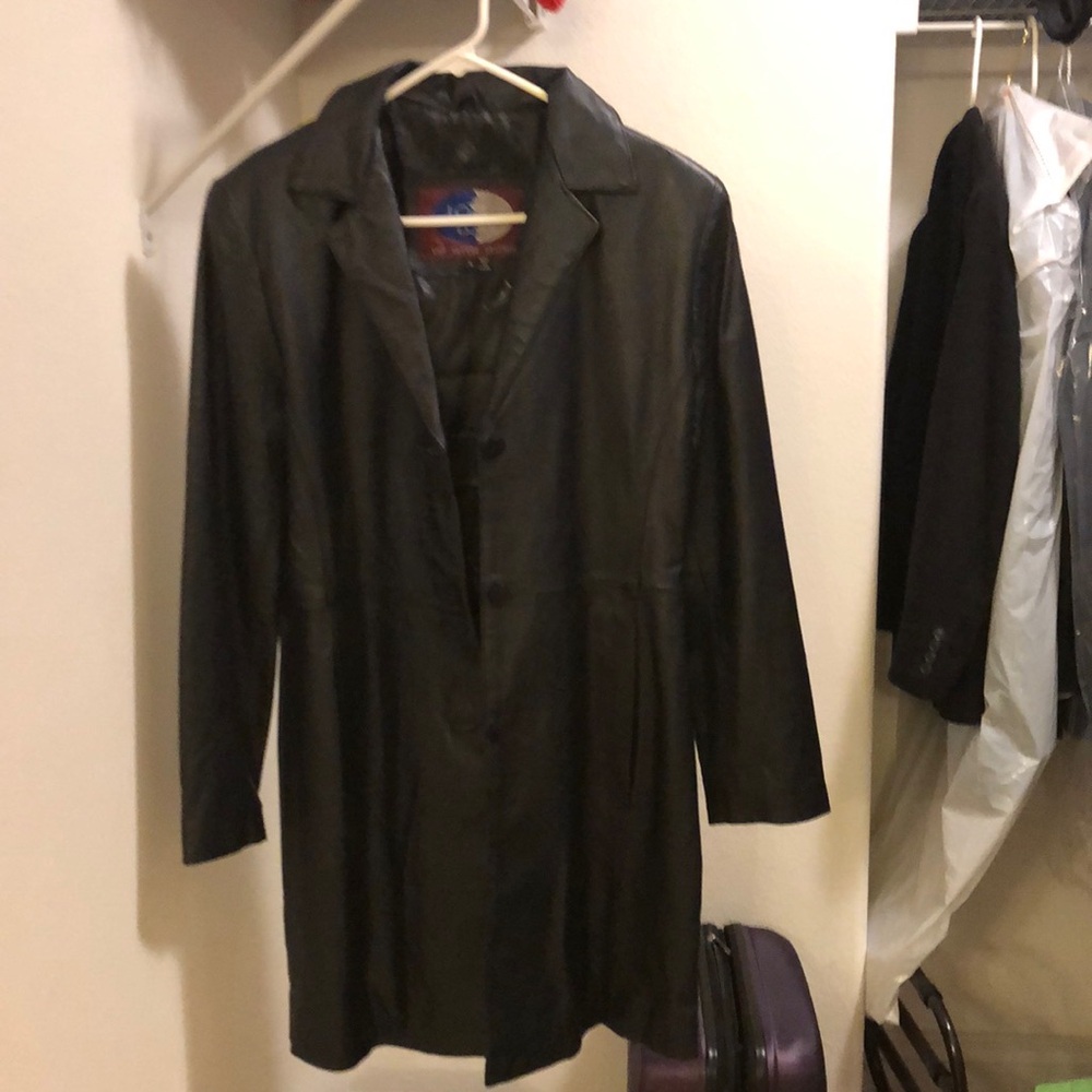 Lobi Lobi black leather jacket large. Worn two times. Like new.